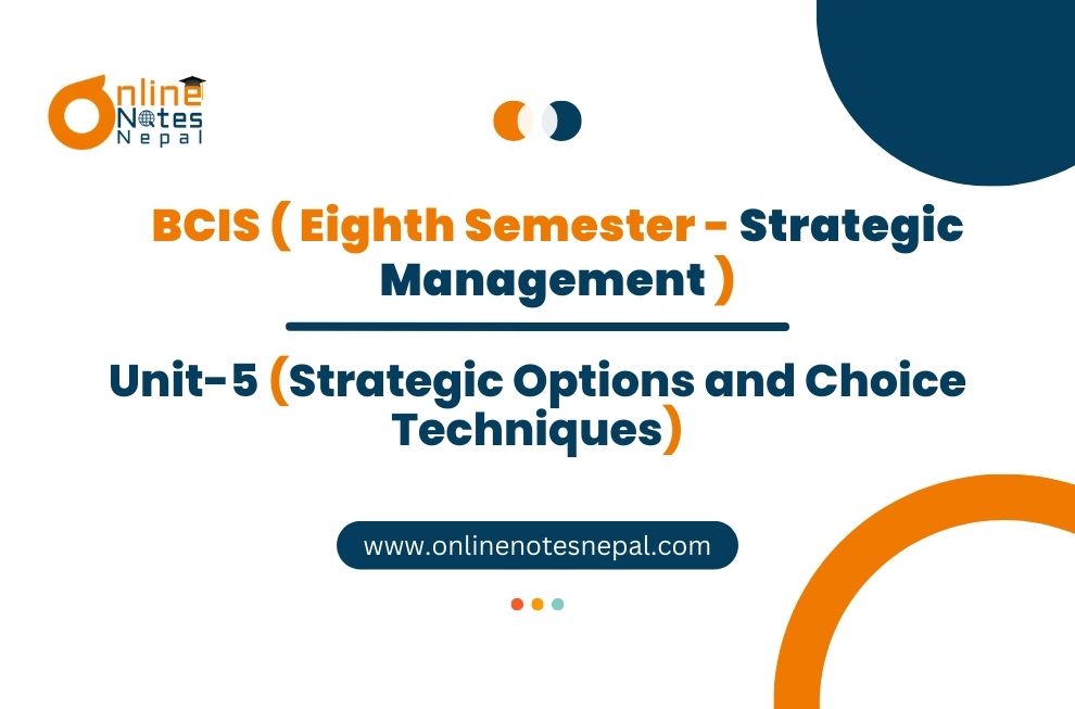 Strategic Options and Choice Techniques Photo